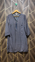 Women Long Shirt Silk Medium | Chest 19 | Length 35