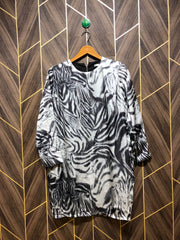 Women Long Shirt Silk minor heavy stuff  Medium | Chest 19 | Length 33