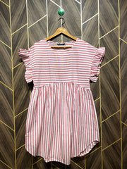 Women Long Shirt Cotton Medium | Chest 19 | Length 36