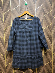 Women Long Shirt Cotton Large | Chest 20 | Length 34