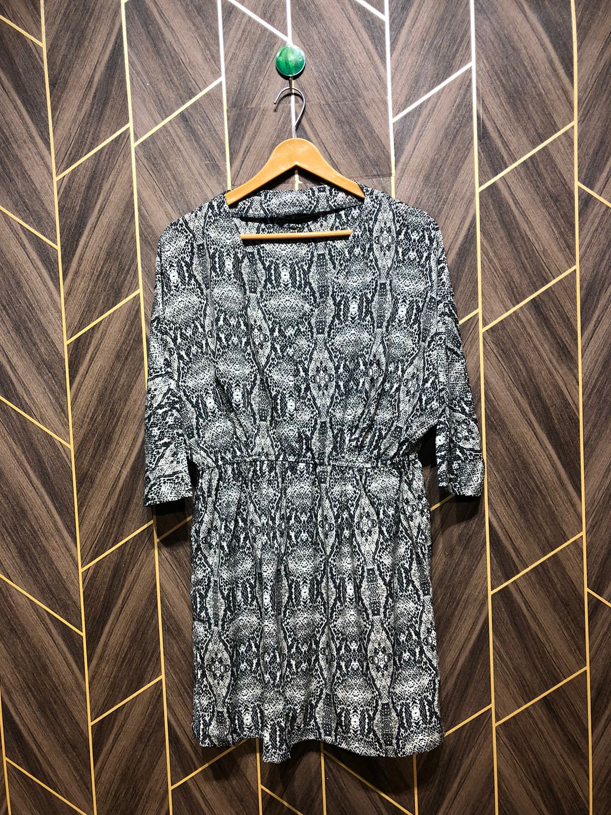 Women Long Shirt Linen X Small | baggy   | Length 34