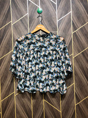 Western Top Chiffon – X-Small Size (Chest: 17, Length: 20 )