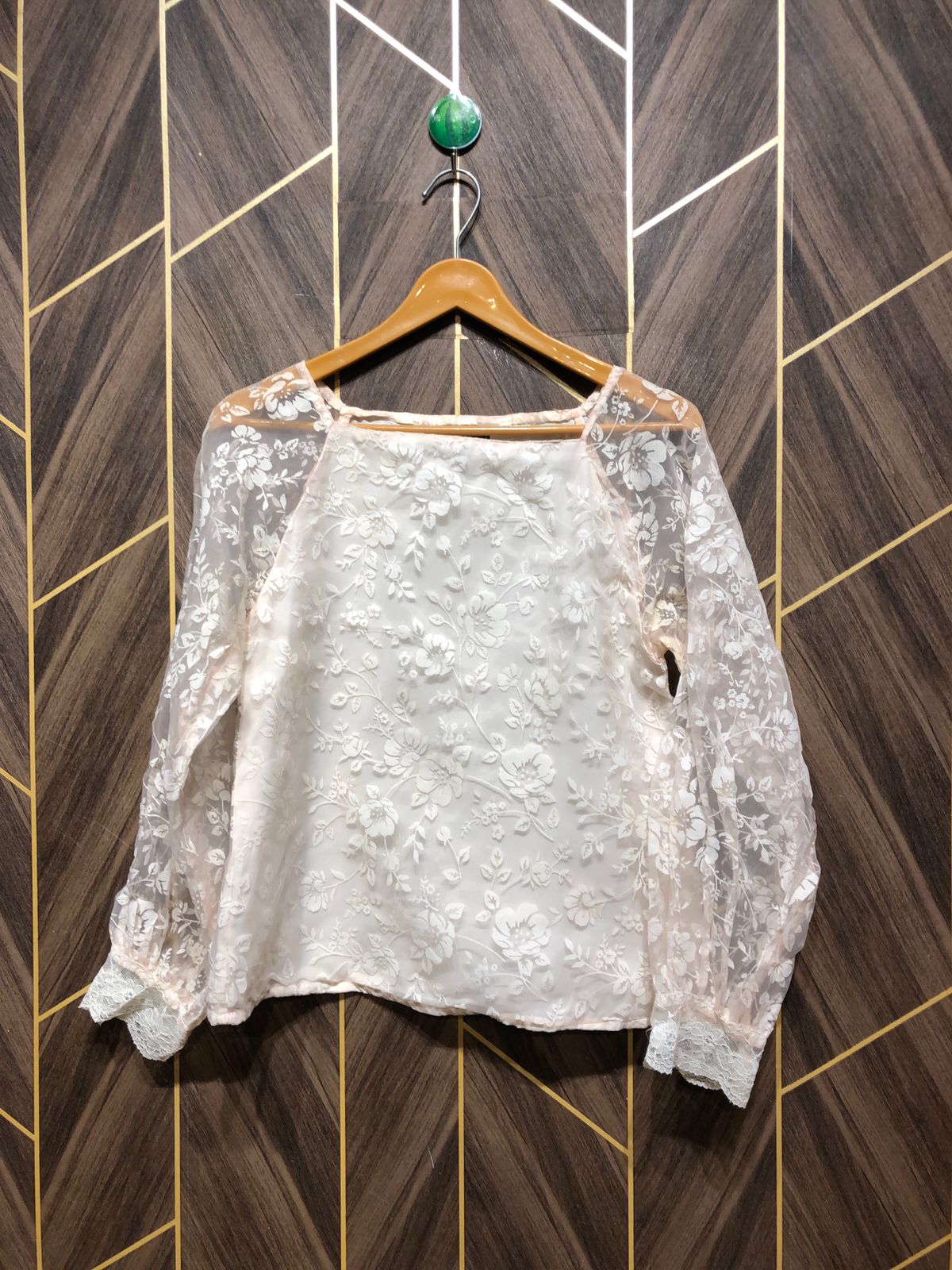 Western Top Chiffon – X-Small Size (Chest: 17, Length: 22  )
