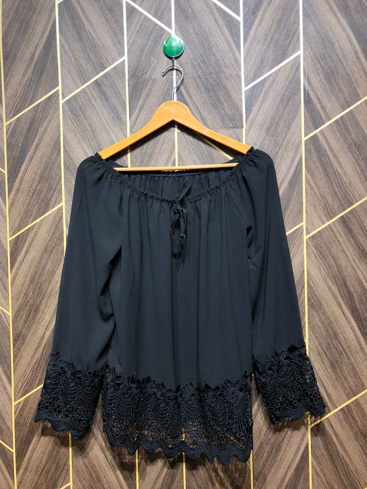 Western Top Chiffon – Small Size (Chest: 18, Length: 25 )