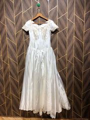 Western Long Maxi  Minor stain Silk X Small | Size | Chest 17 | Length 60