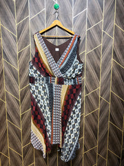 Western Long Maxi Chiffon X Large | Size | Chest 25 | Length 50