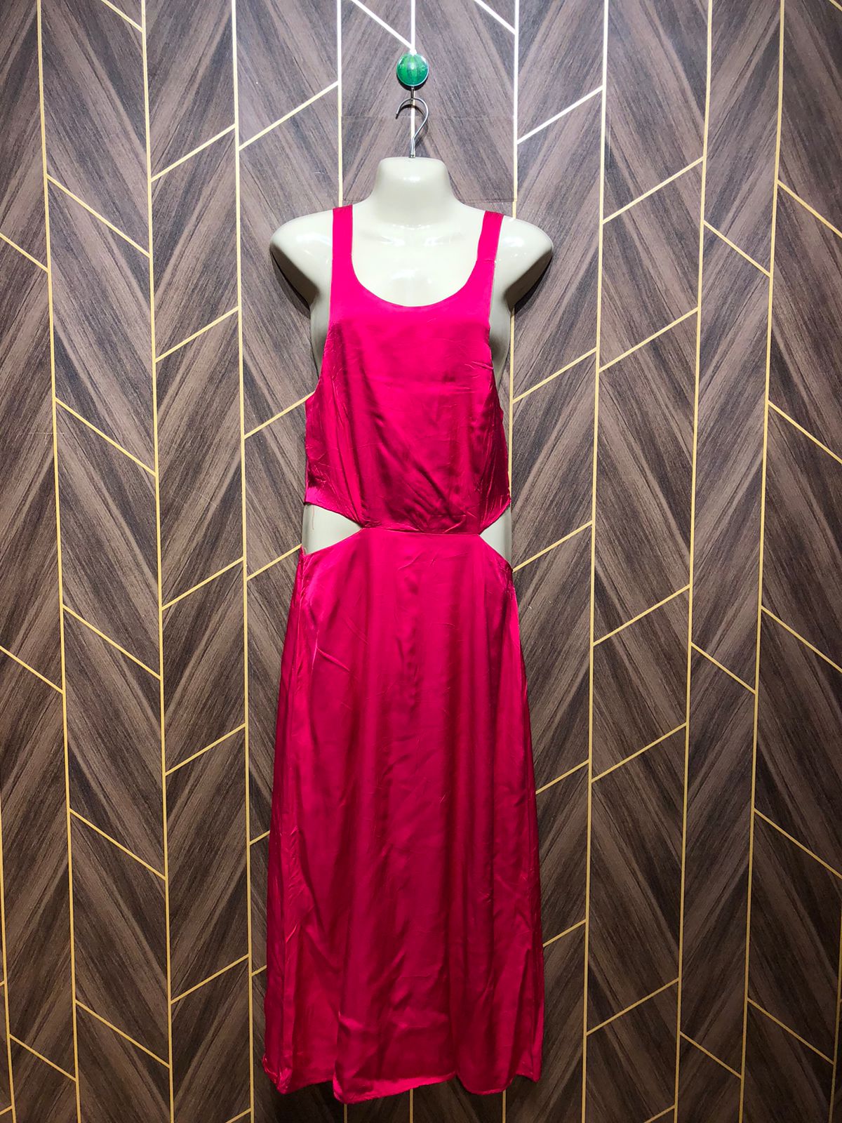 Western Long Maxi Silk Small | Size | Chest 18 | Length 53
