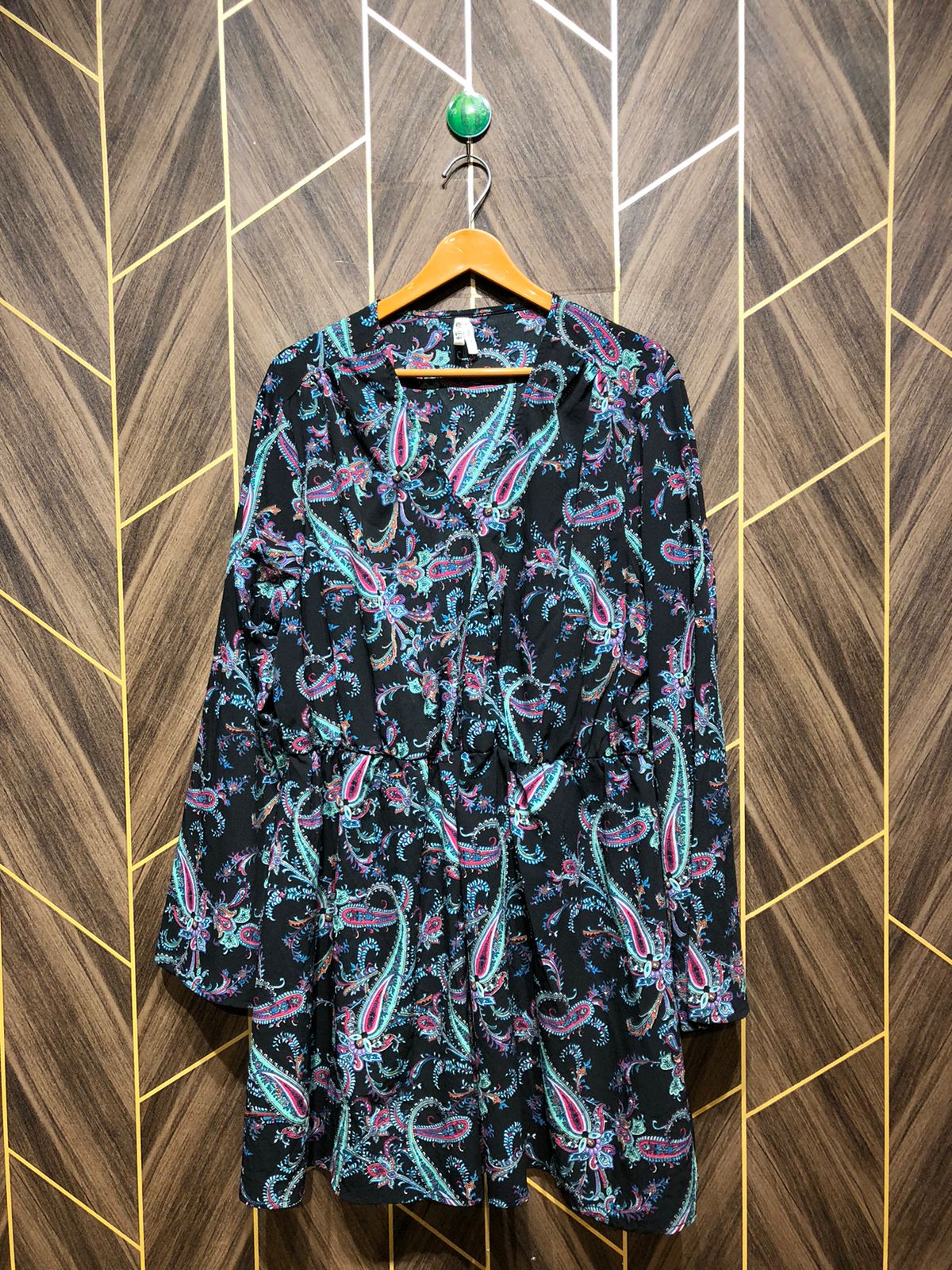Women Long Shirt Chiffon X Large | Chest 25 | Length 36