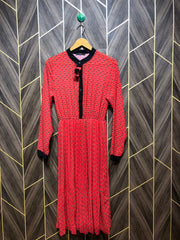Women Long Shirt Chiffon Small | Chest 18 | Length 43