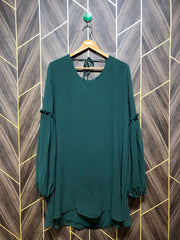 Women Long Shirt Chiffon X Large | Chest 22 | Length 36