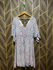 Women Long Shirt Linen X Large | Chest 29  | Length 40