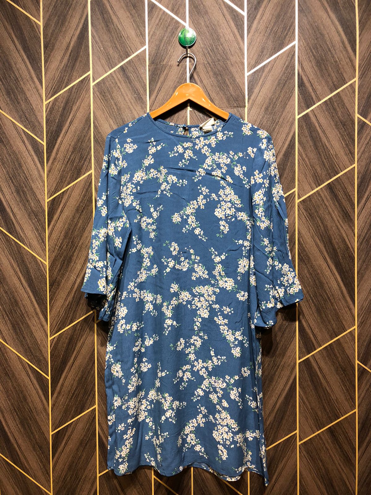 Women Long Shirt Linen X Large | Chest 22 | Length 37