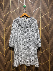 Women Long Shirt Linen Large | Chest 20 | Length 34