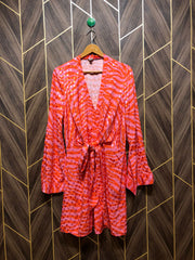 Women Long Shirt Silk X Large | Chest 21 | Length 38