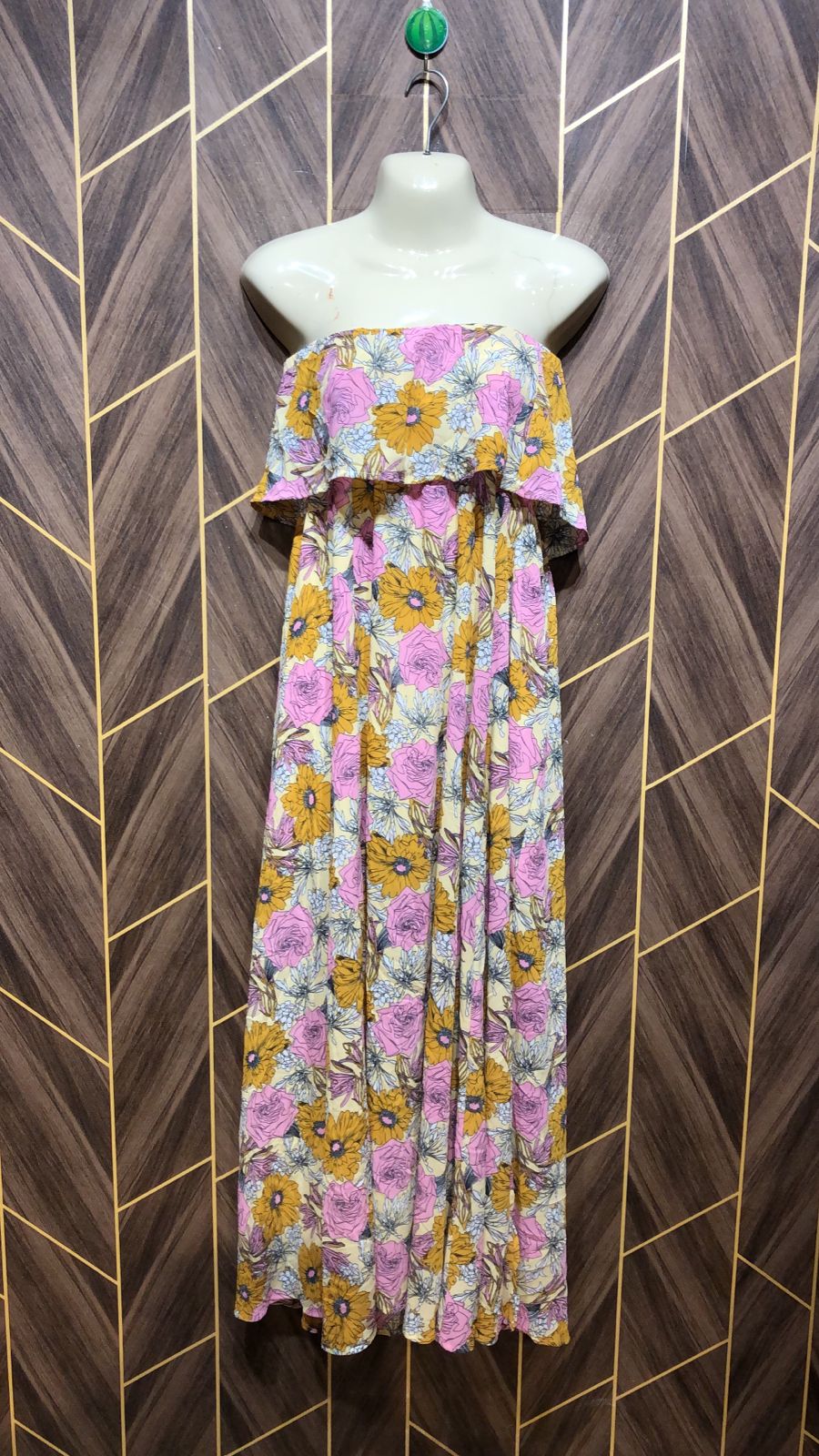 Western Long Maxi Chiffon jersey   Large | Size | Chest 20 | Length 51