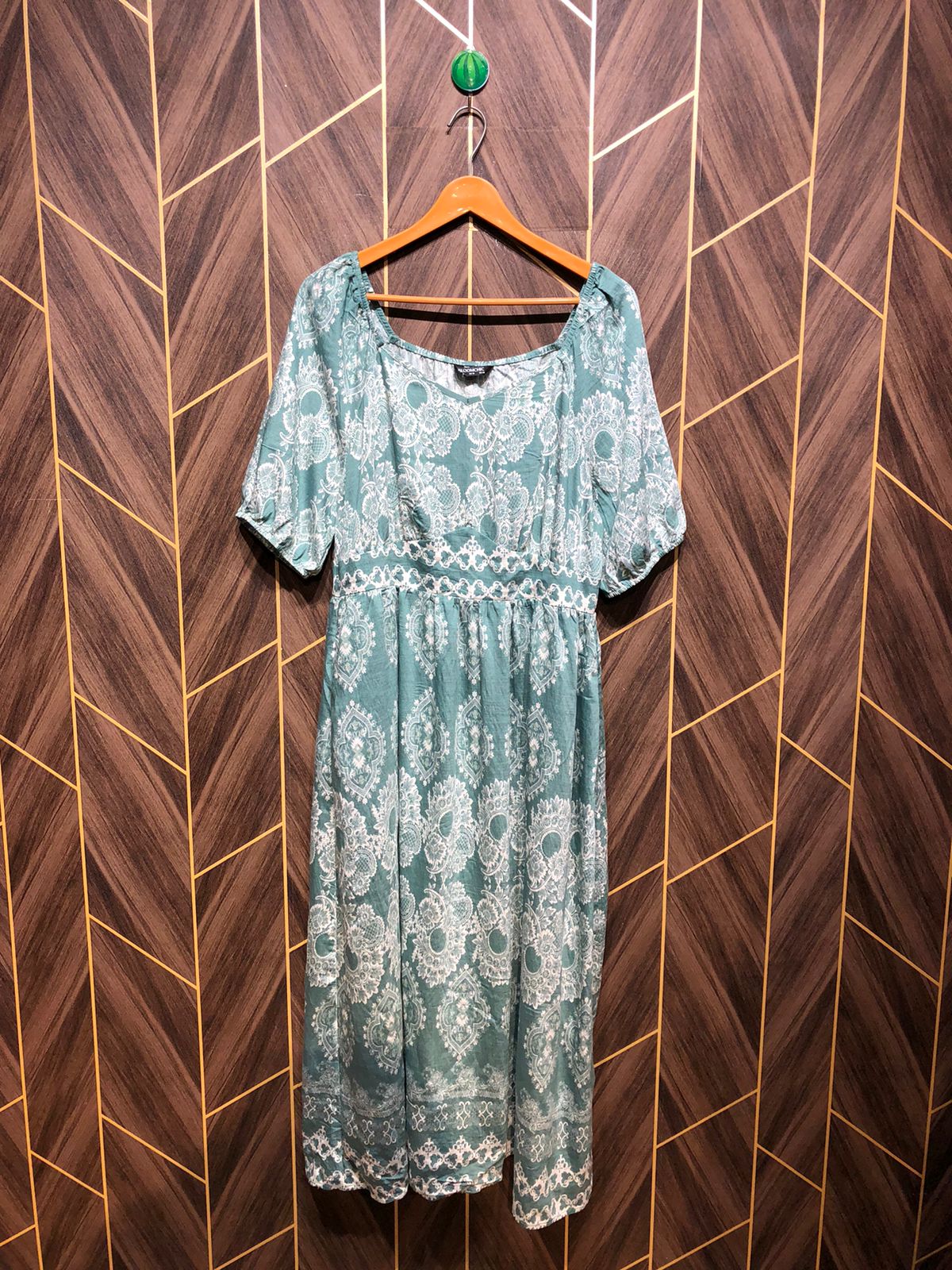 Western Long Maxi Silk Large | Size | Chest 20 | Length 49