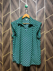 Western Top Chiffon – X-Large Size (Chest: 24 , Length: 28 )