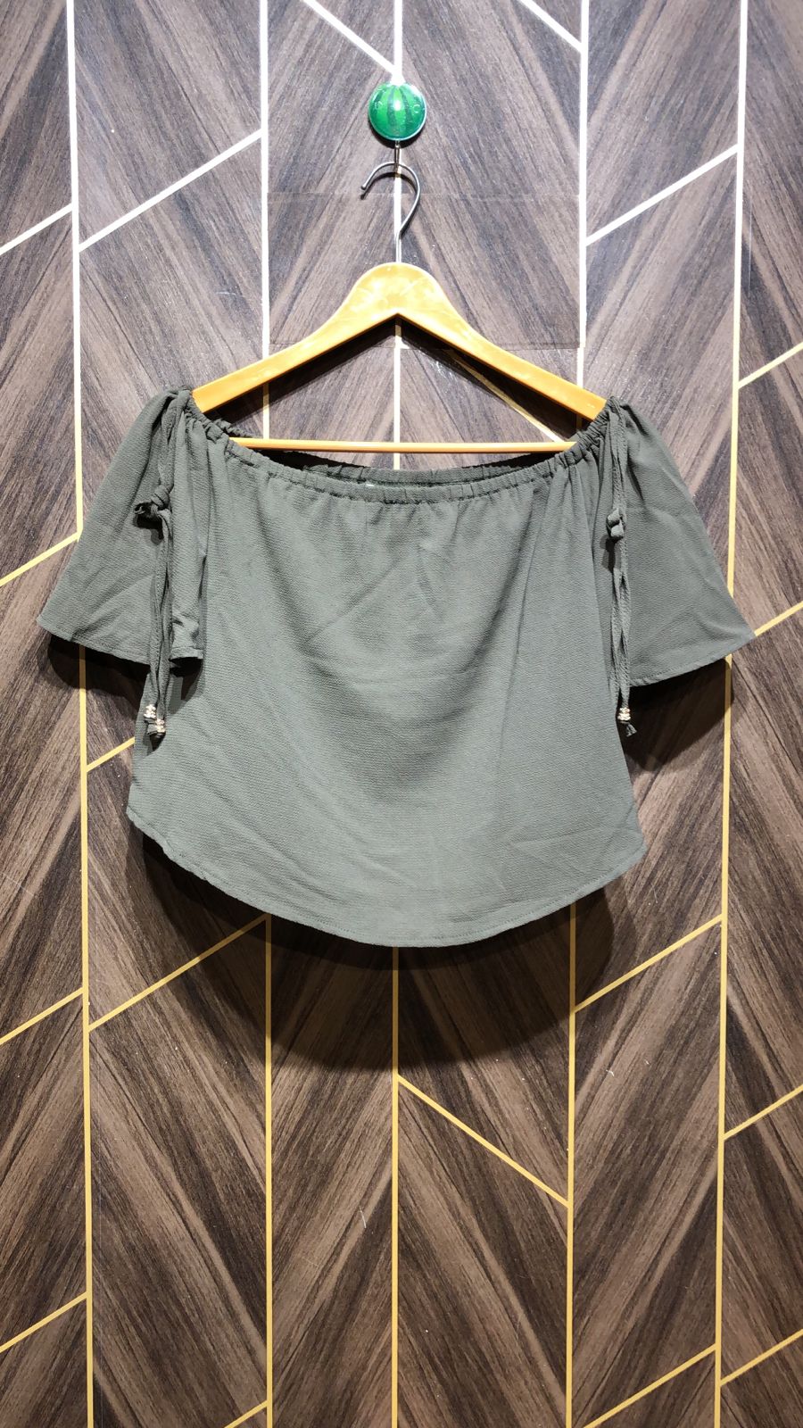 Trendy Chiffon CropTop Size Medium