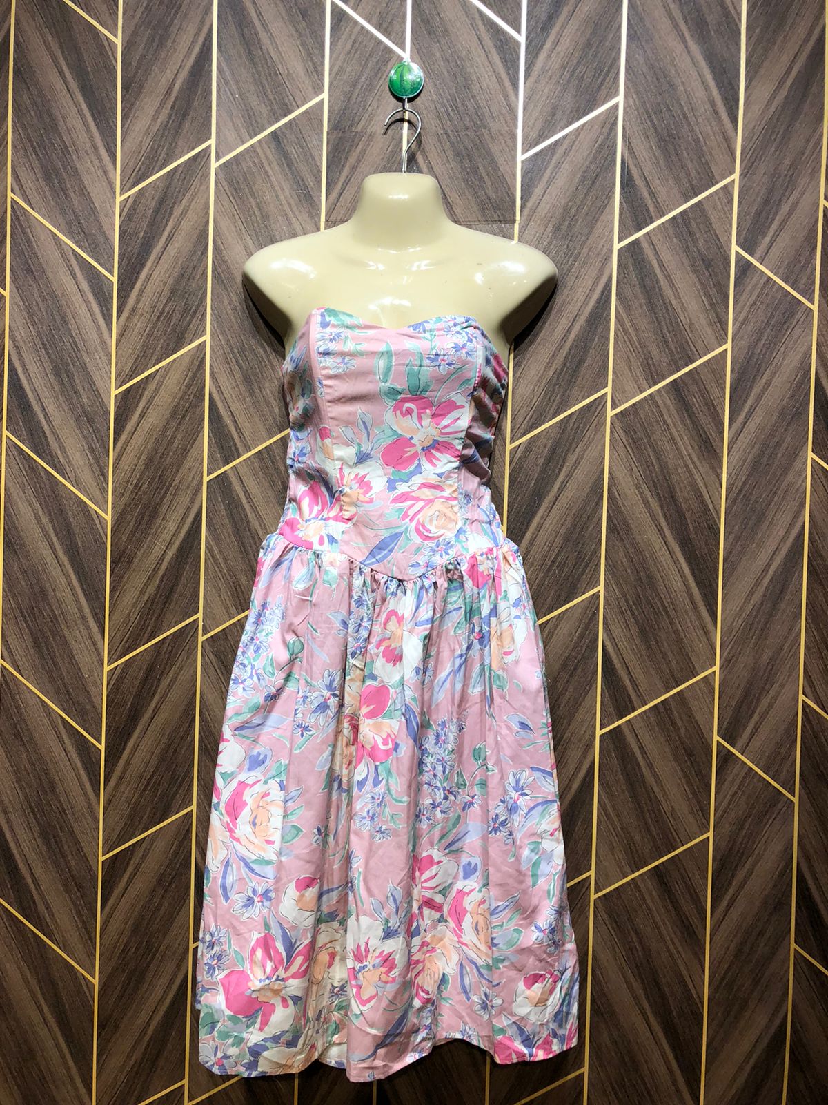 Mini Dress Cotton Small Size Chest 18 Length 36
