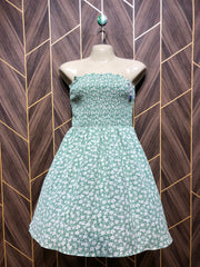 Mini Dress Linen Small Size Chest 18 Length 28