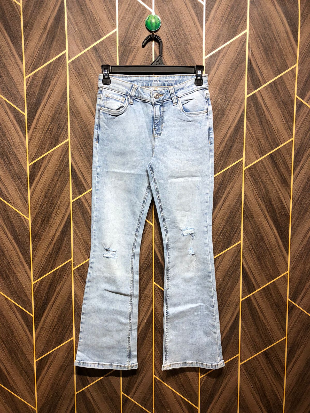 waide leg jeans high waist 26 length 36