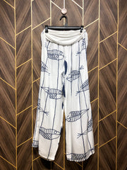 Western Linen Plazo Small to Medium | Size Waist 28 to 30 | Length 40
