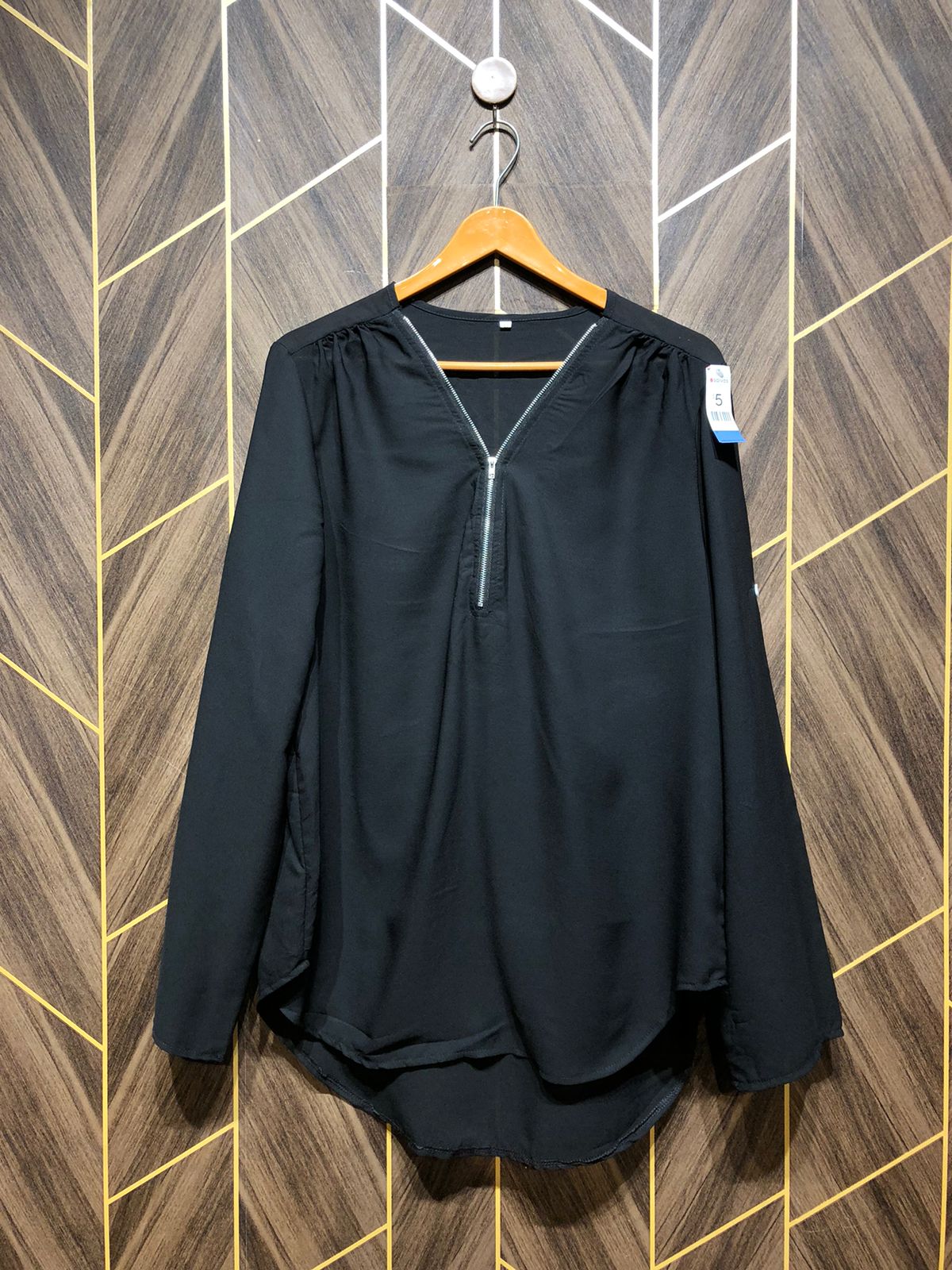 Western Top Chiffon (See Through) – X-Large Size (Chest: 22 , Length: 32)