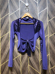 Trendy Jersey CropTop Size Small to Medium shrug