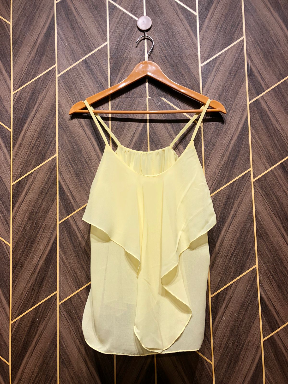 Trendy Chiffon CropTop Size Small