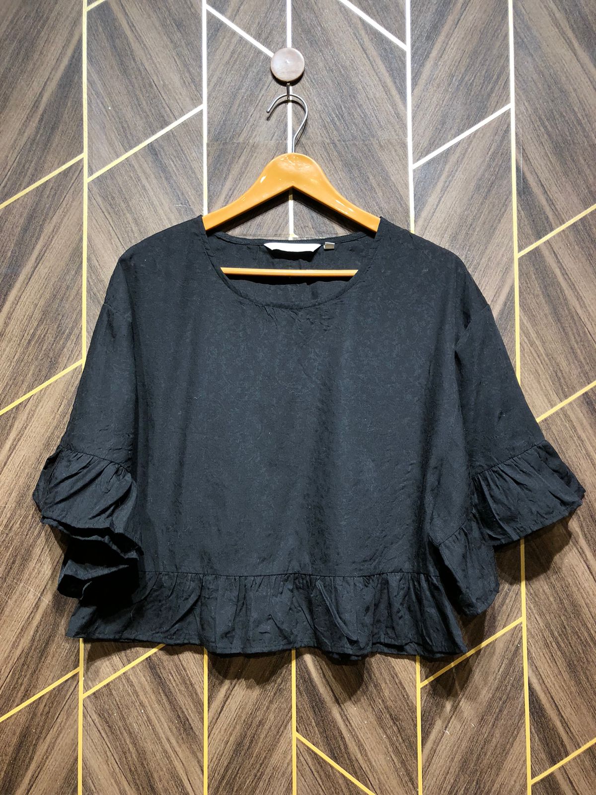 Trendy Cotton CropTop Size Medium baggy