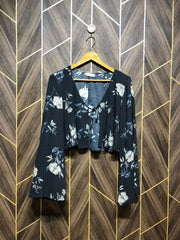 Trendy Linen CropTop Size Large