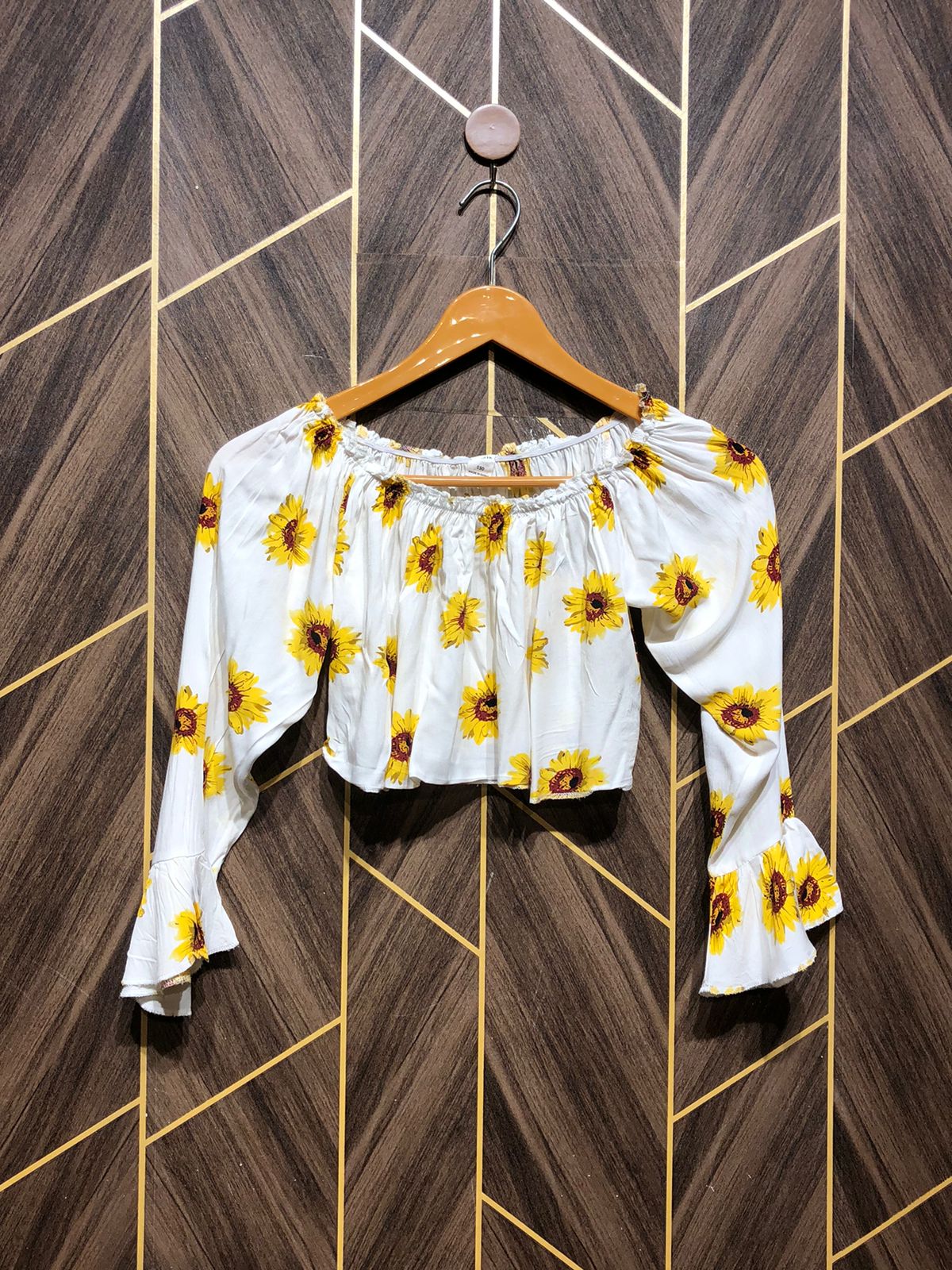 Trendy Linen CropTop Size X Small