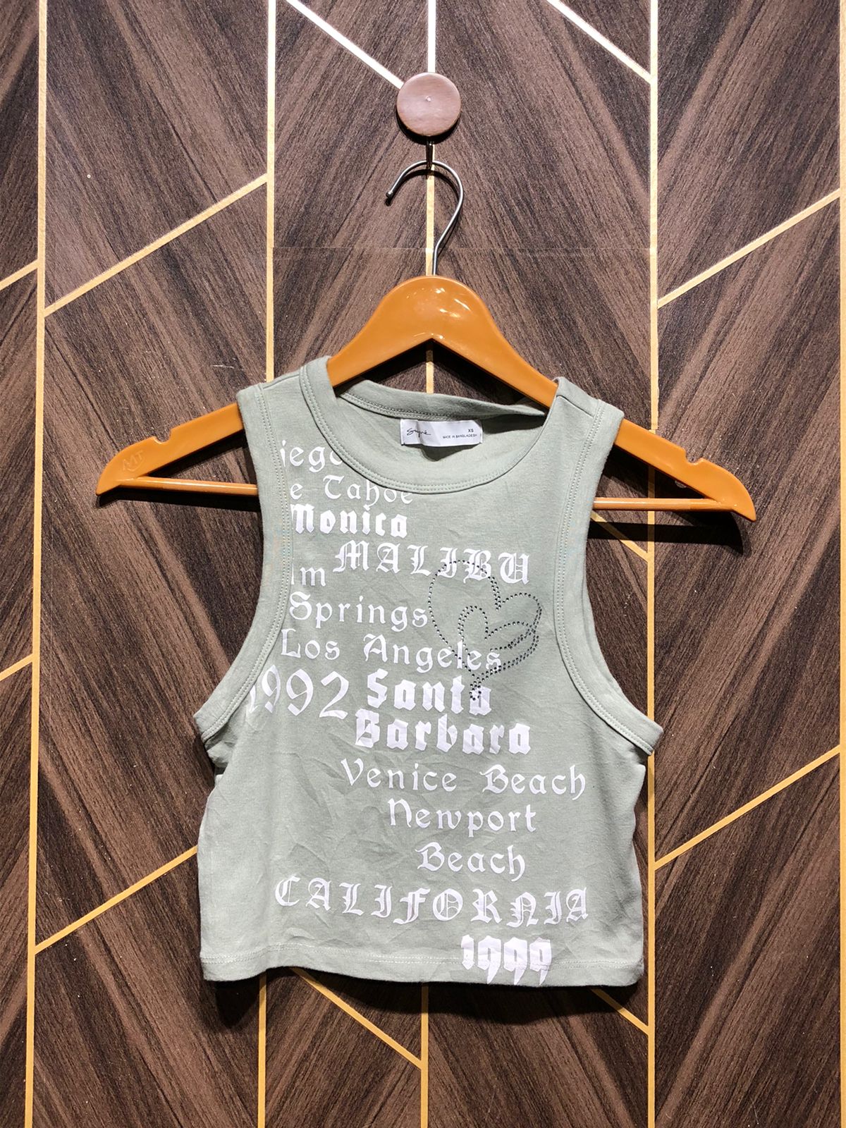 Trendy Jersey CropTop Size X Small