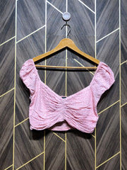 Trendy Linen CropTop Size X Small