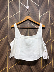 Trendy Cotton CropTop Size Large