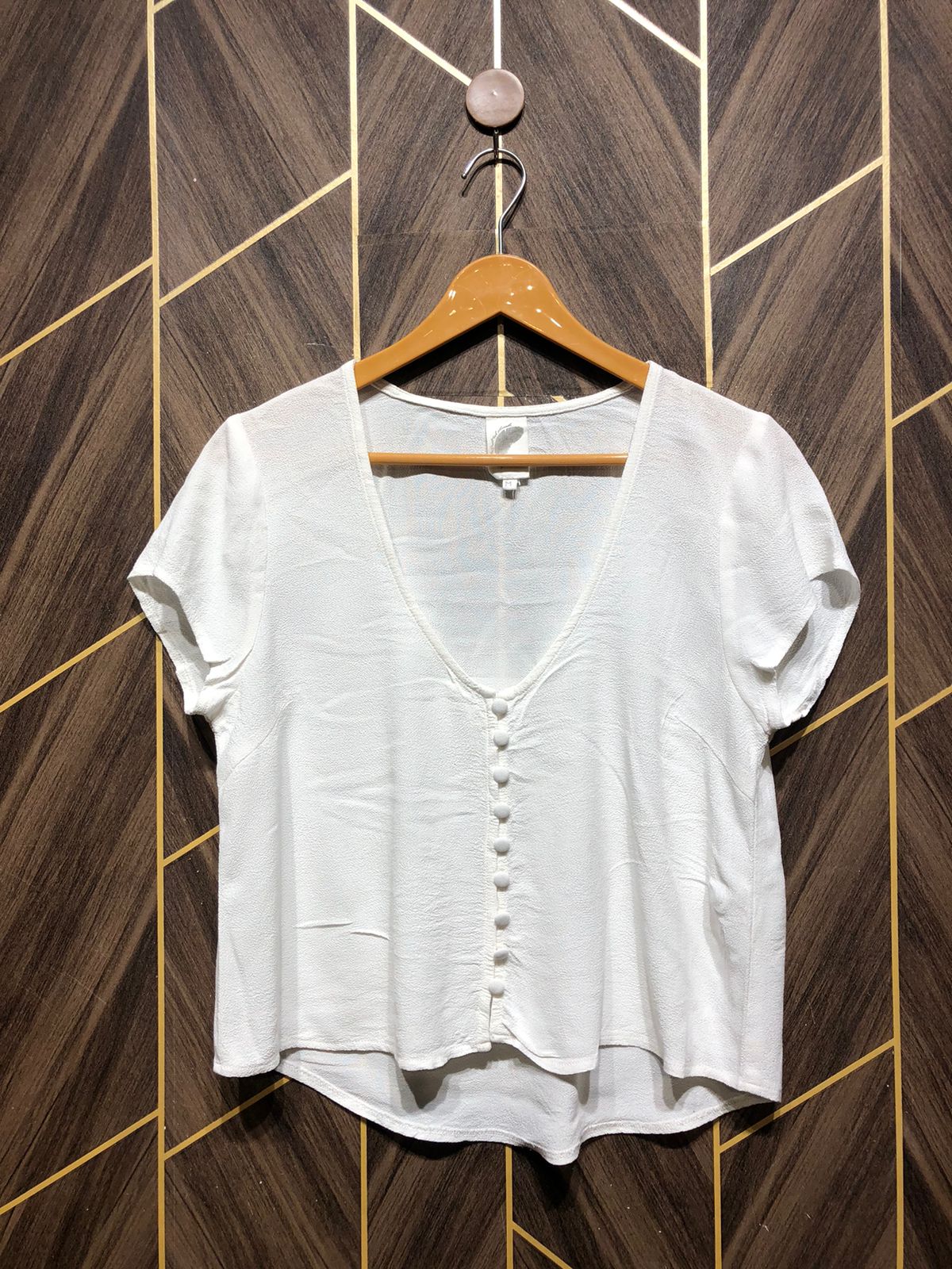 Trendy Chiffon CropTop Size Medium