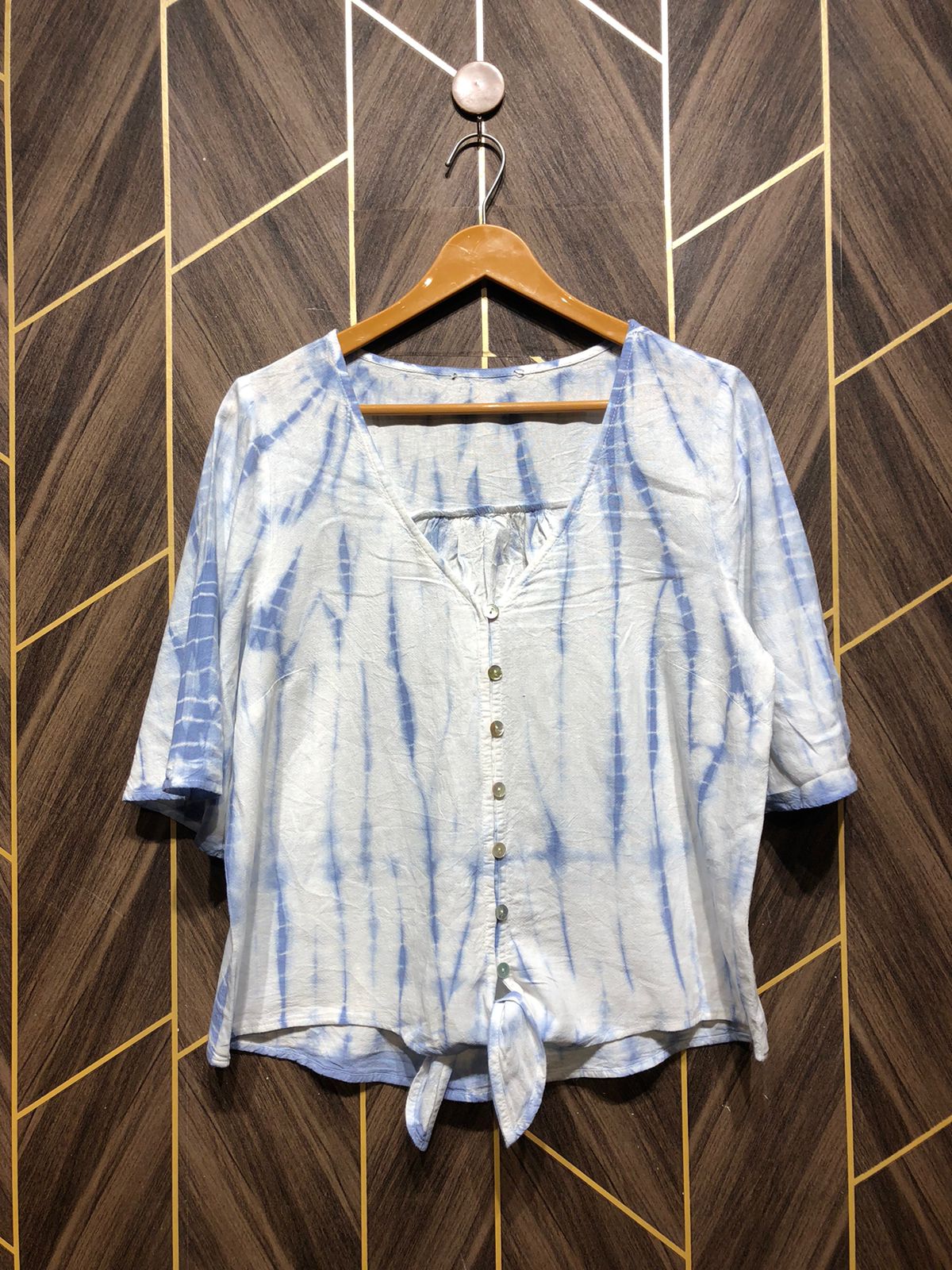 Trendy Linen CropTop Size Large