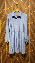 Western long shirt Cotton silk  X Large | Size | Chest 21 | Length 36