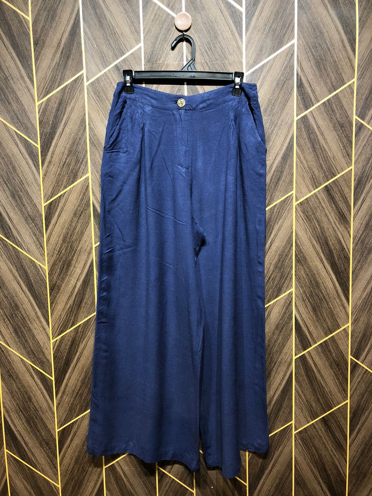 Western Linen Plazo Medium | Size Waist 32 | Length 39