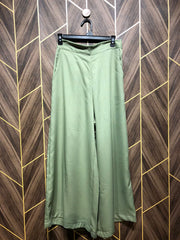 Western Chiffon Plazo Small to Medium | Size Waist 28–30 | Length 39