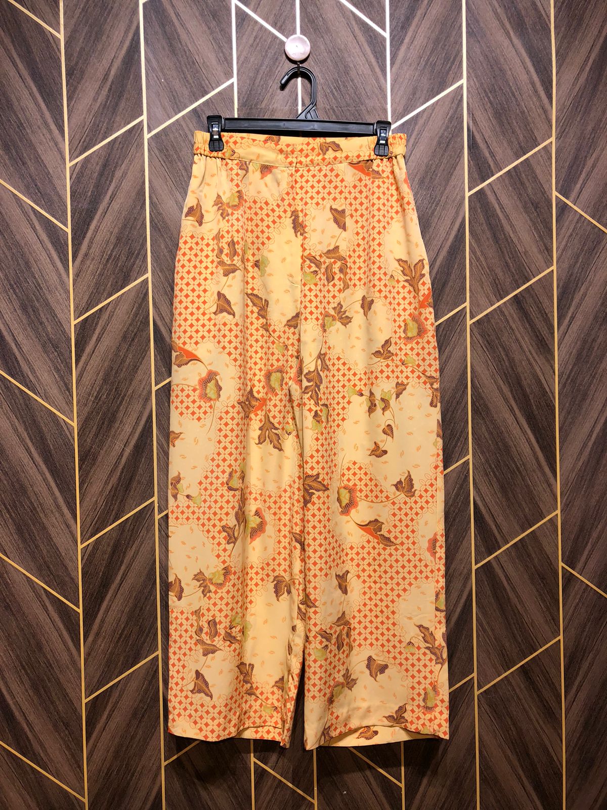 Western Silk Plazo Small to Medium | Size Waist 28–30 | Length 39