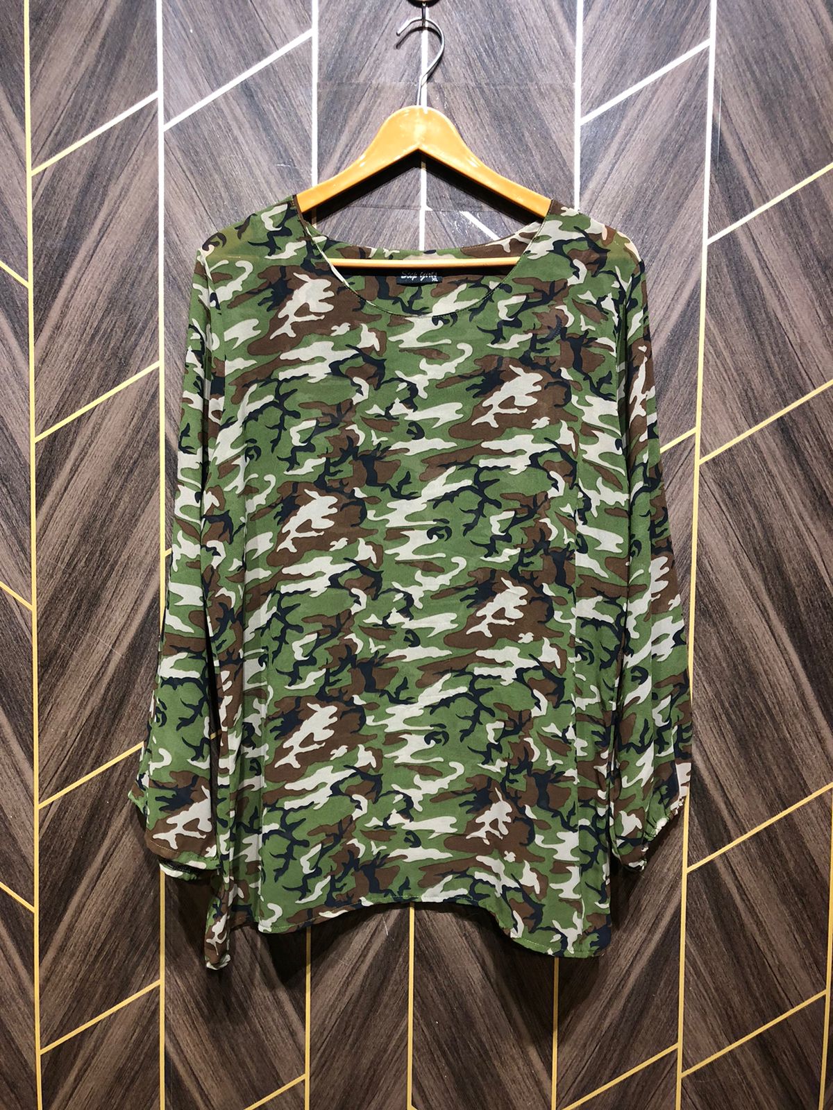 Western Top Chiffon – X-Large Size (Chest: 22 , Length: 27  )
