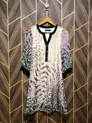 Western Top Chiffon –  X-Small Size (Chest: 17, Length: 34 )
