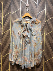 Western Top Chiffon (See Through) – Large Size (Chest: 20, Length: 29 )