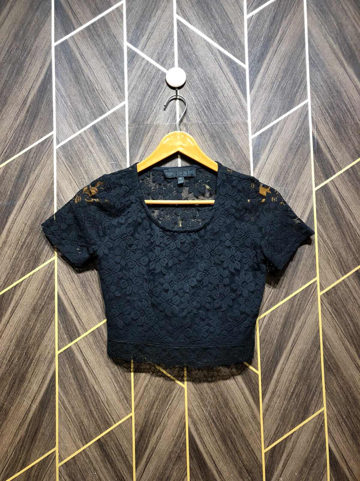 Trendy Net  Jersey CropTop Size X Small