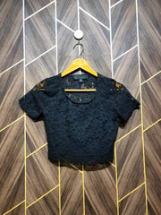 Trendy Net  Jersey CropTop Size X Small