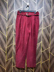 Western Chiffon Plazo Medium | Size Waist 30 | Length 41