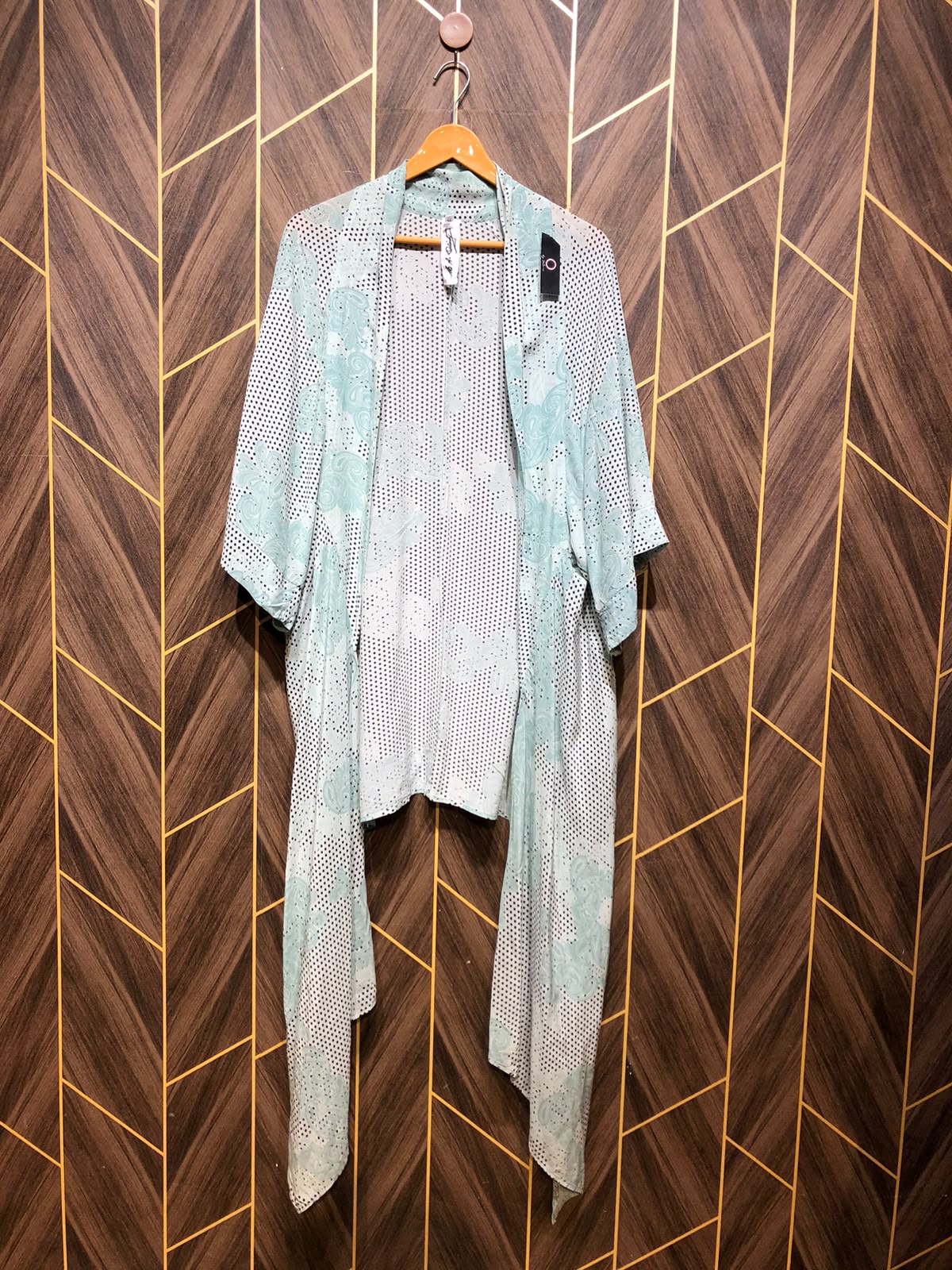 Women Long Shirt Chiffon See Through Medium | shrugs  | Length 54