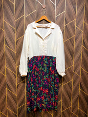 Western Long Maxi Linen Large | Size | Chest 21 | Length 49