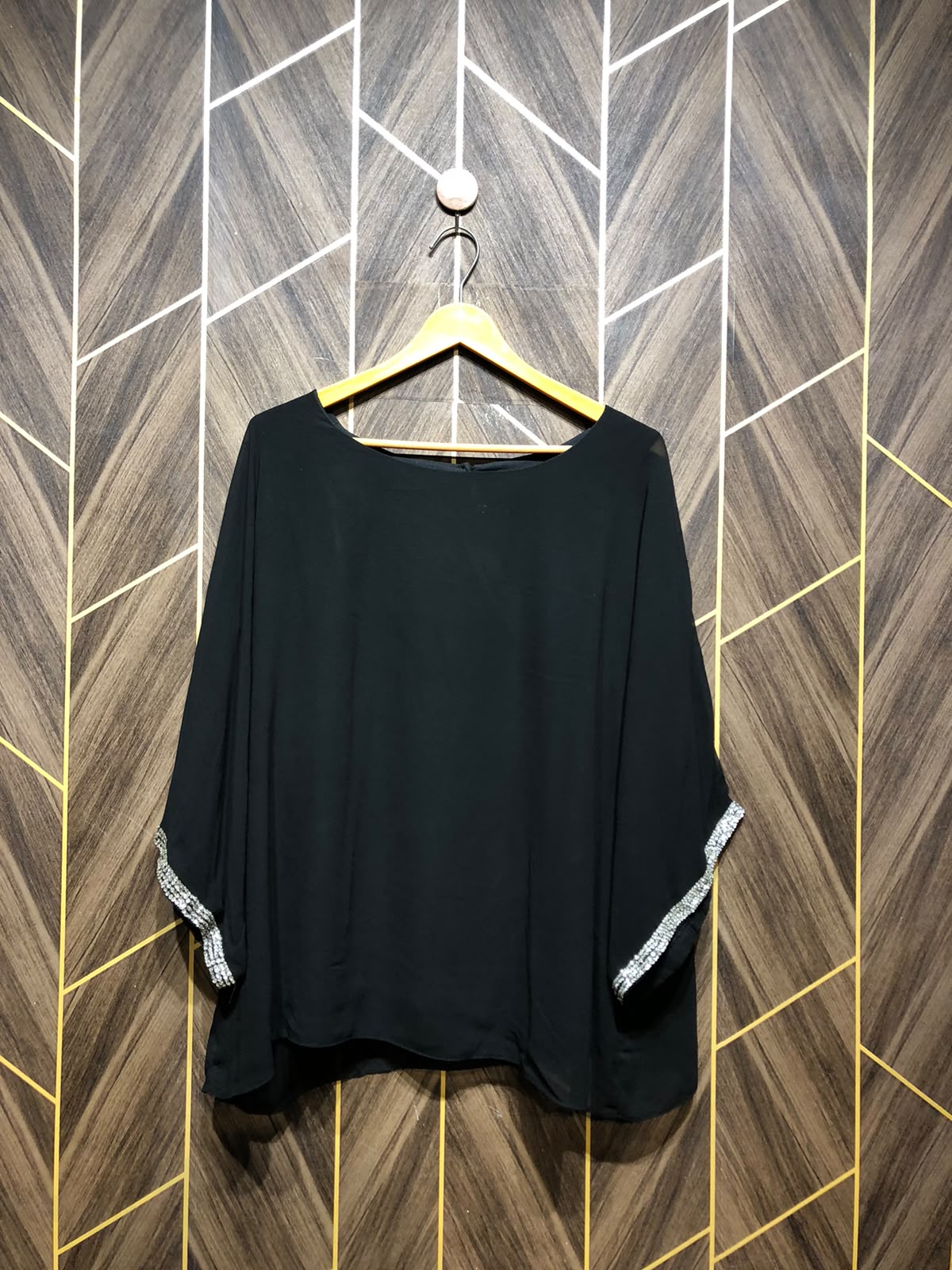 Western Top Chiffon – X-Large Size (Chest: 22, Length: 27 )